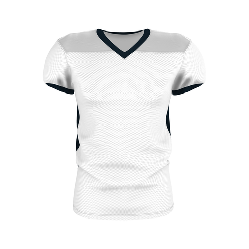 Badger Sport Adult Elusive Football Jersey, Sizes 2XL-4XL (A00173-028908), Color 'White/Navy'